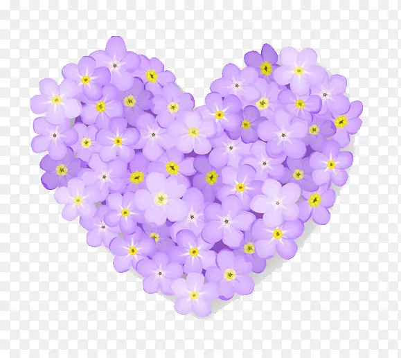 紫色淡雅小花