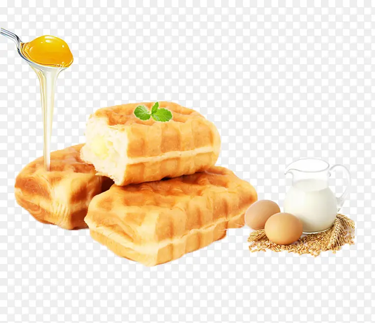 蛋羹乳酪面包营养早餐