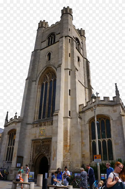 剑桥大学古建筑钟楼