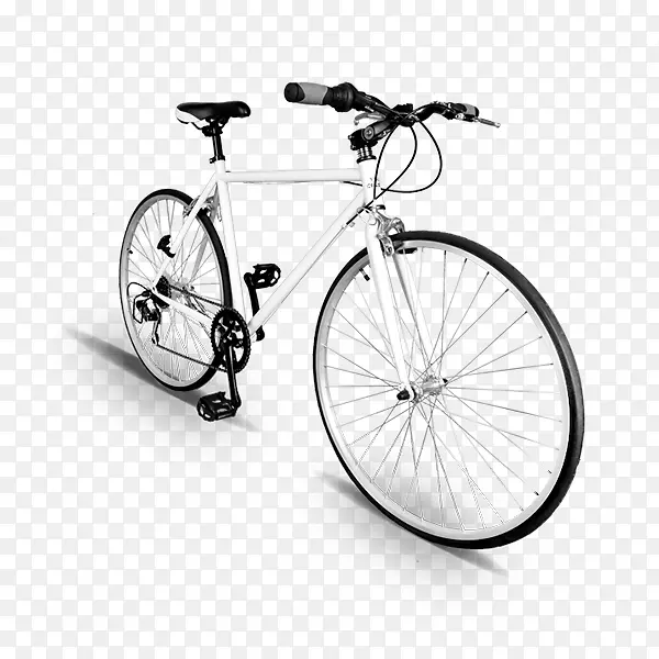 灰色自行车骑行元素