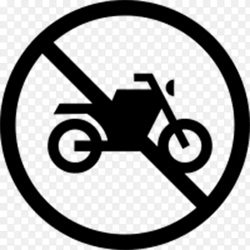 禁止停放摩托车
