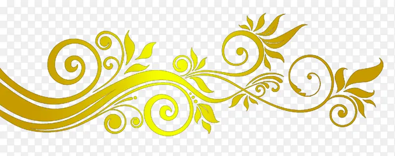金色古典花纹