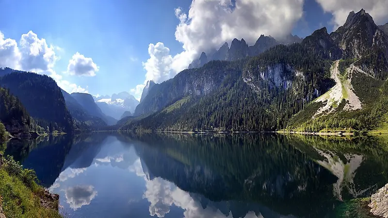 唯美自然湖光山色摄影图
