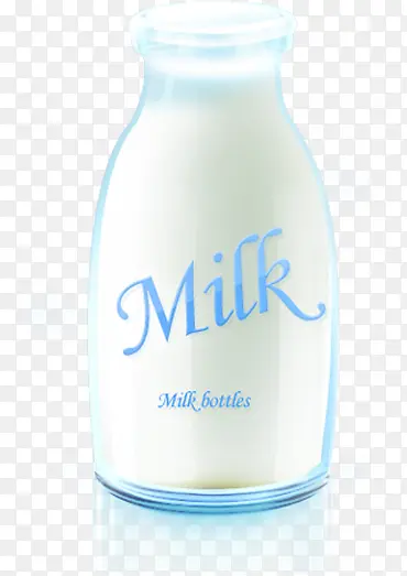 白色牛奶瓶开学季
