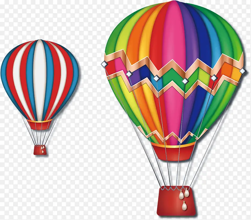 热气球海报背景素材