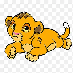 狮子王动画角色卡通小狮子