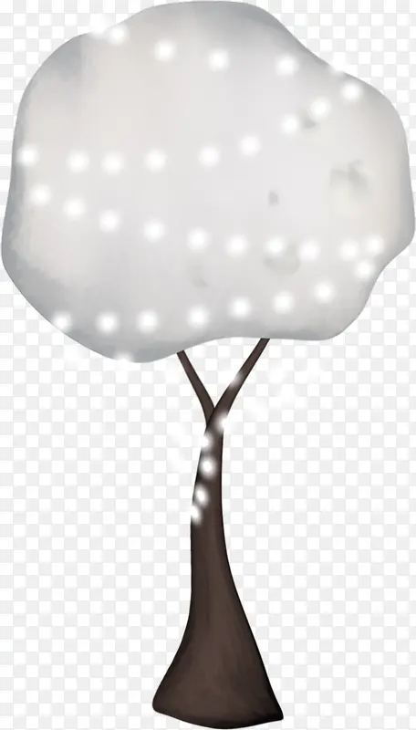 一棵白树