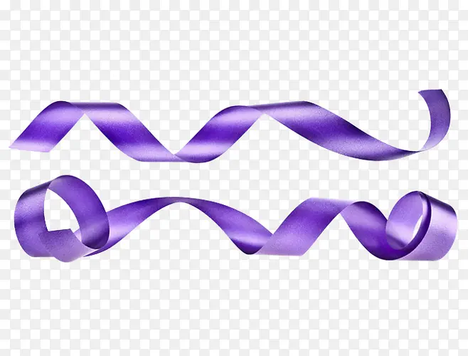 紫色金属彩带弧线