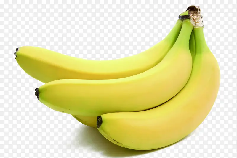 新鲜成熟的香蕉元素