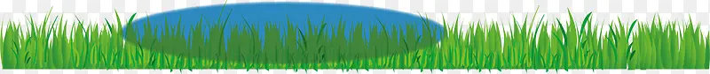 绿色草地矢量图