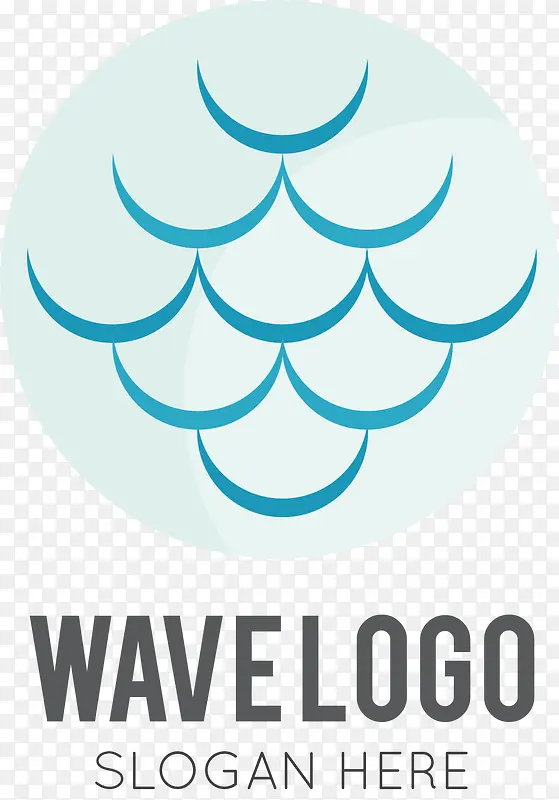 海面水纹logo设计
