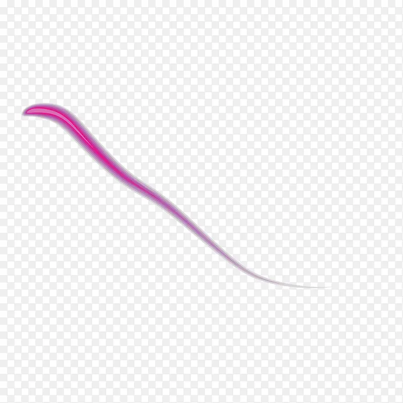 矢量紫色荧光曲线线条