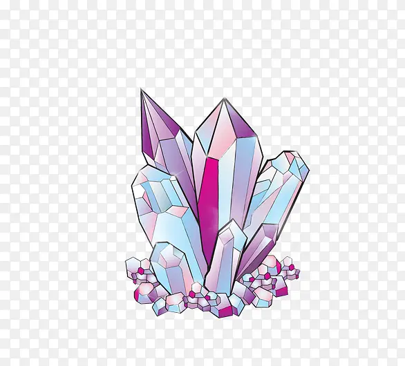 紫色原宿水晶