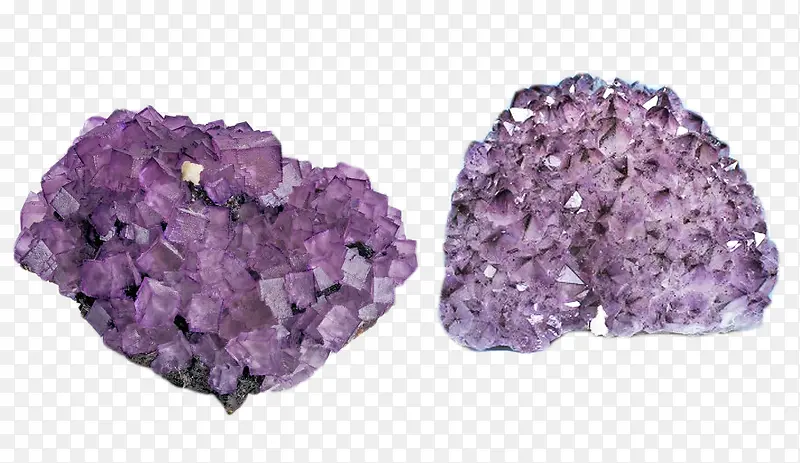 天然紫晶块