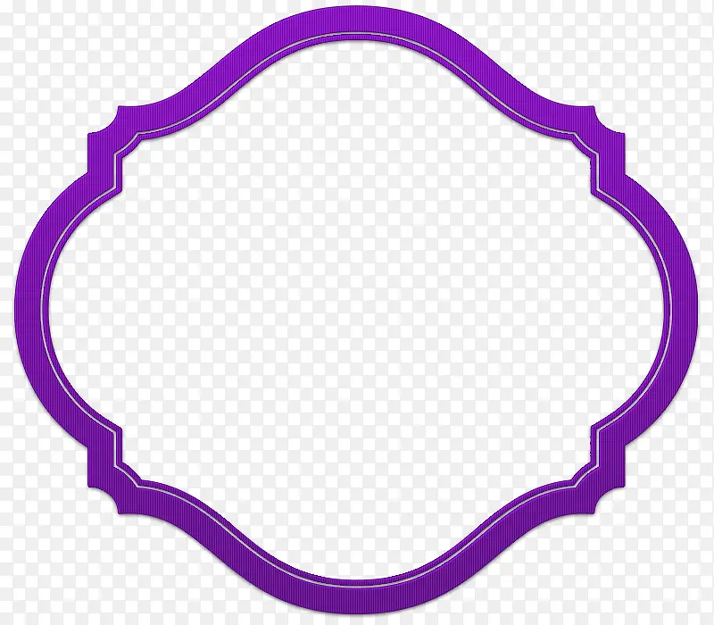 紫色简约椭圆形边框纹理