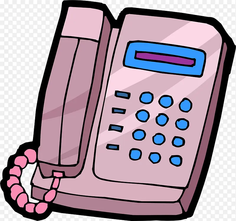 粉色电话