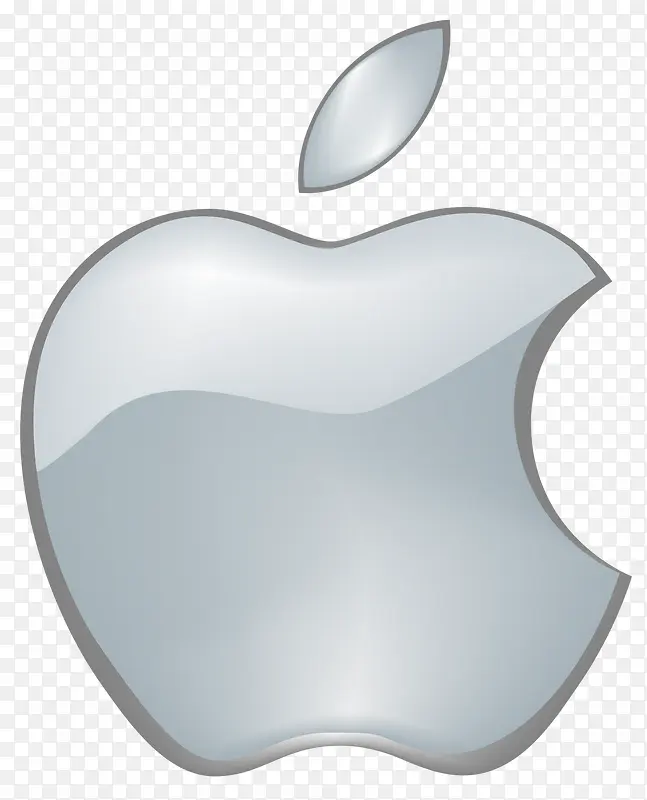 渐变色调苹果logo