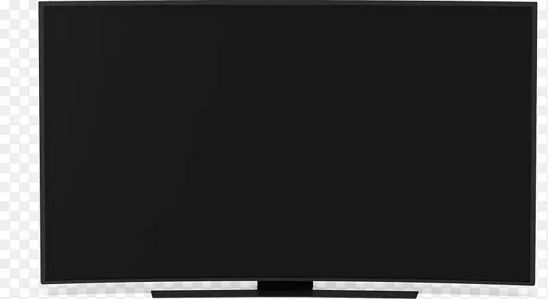 黑色电视机漂浮素材