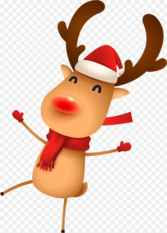 圣诞节棕色麋鹿
