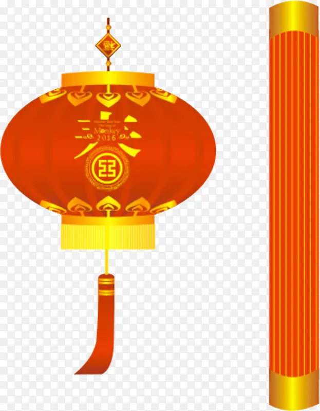 中国春节灯笼效果元素