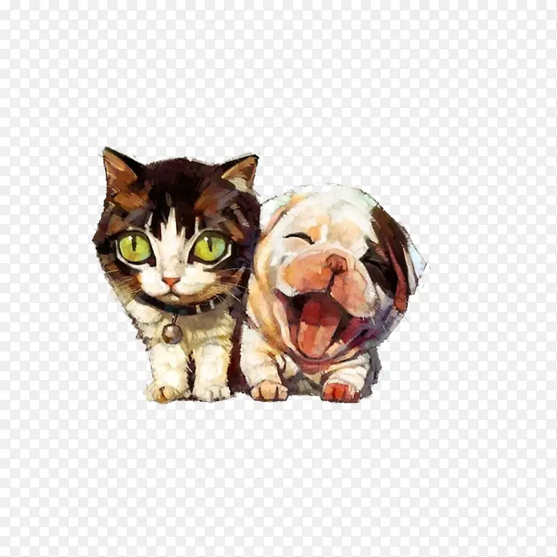 猫咪和小狗