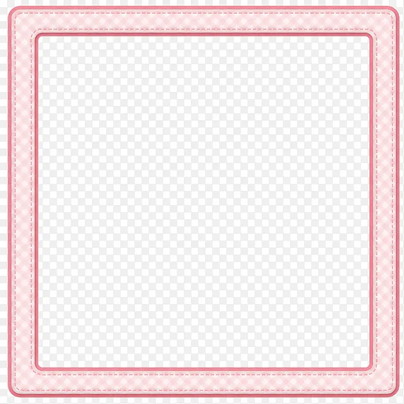 粉色正方形斜纹边框