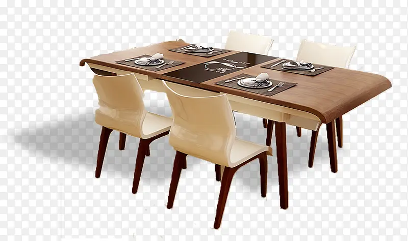 原木色餐桌椅