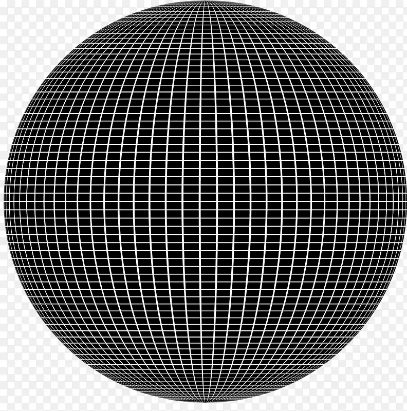 线条密集矢量网状球体