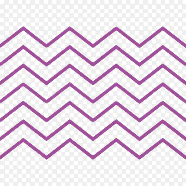 手绘紫色波浪曲线线条