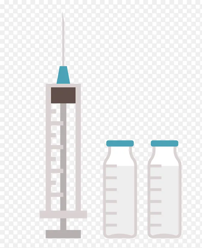 矢量注射器药品素材