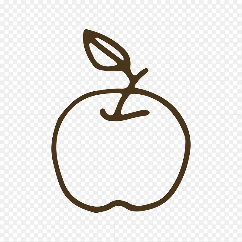 手绘食物苹果