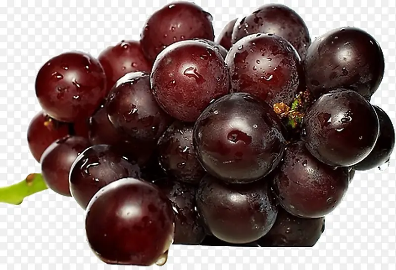 紫红色的葡萄