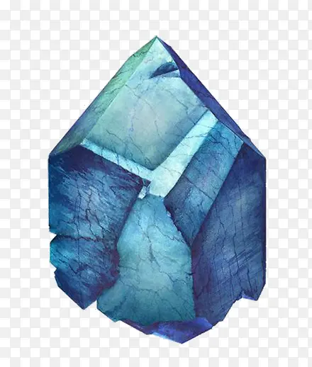 蓝色石头钻石
