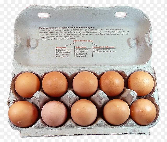 超市盒装鸡蛋实物图