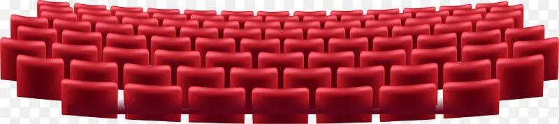 红色电影院座椅