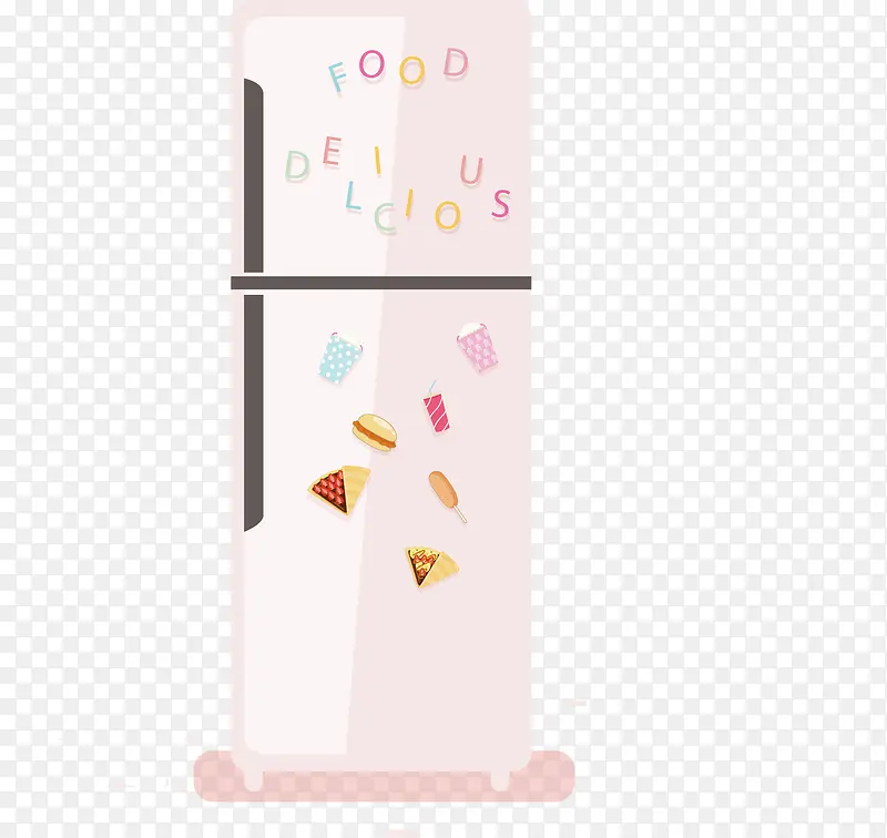 粉红色海尔冰箱