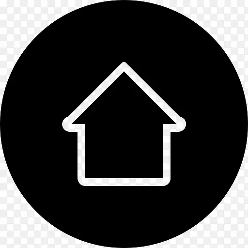 家里的圆形按钮与房子外形图标