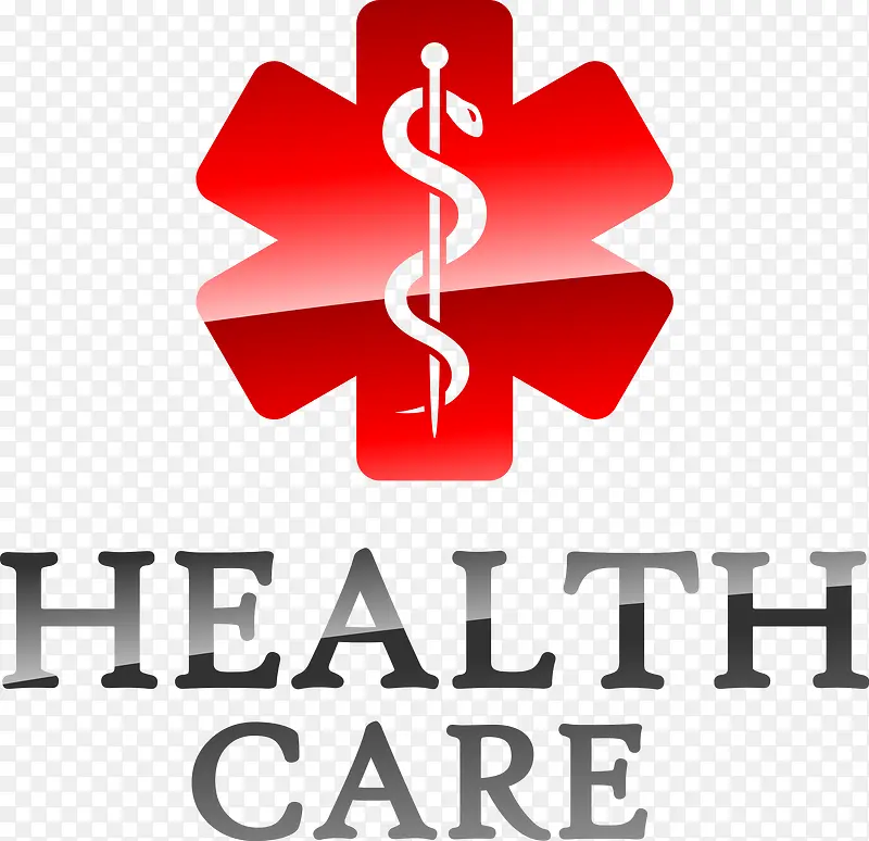 红色医院logo图标素材