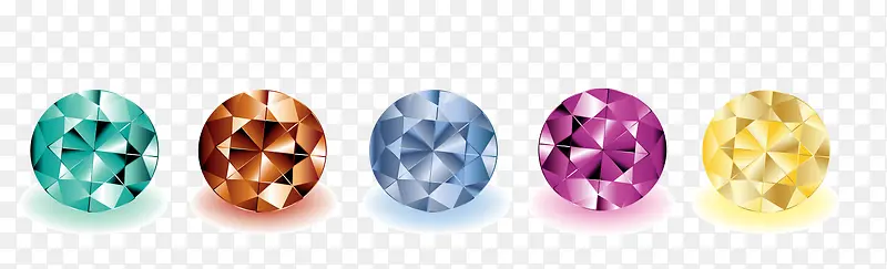 各种彩色钻石