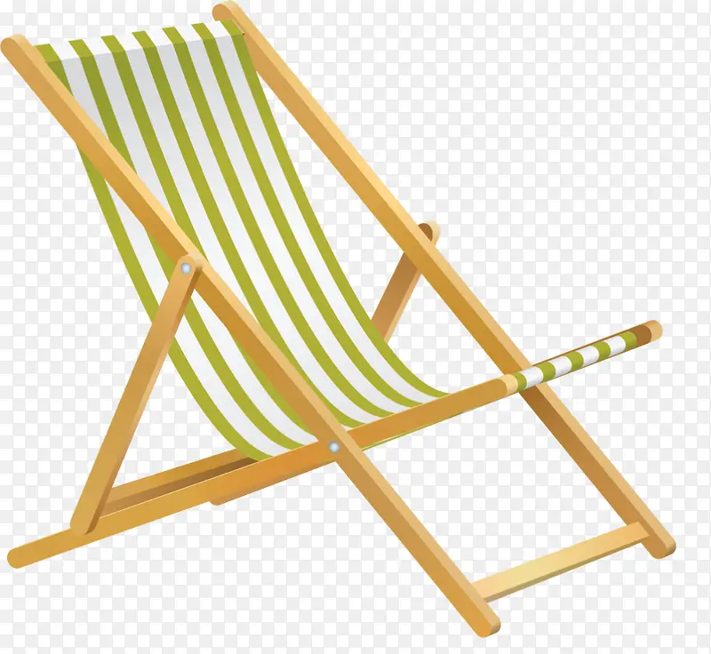 磨砂材质矢量沙滩椅