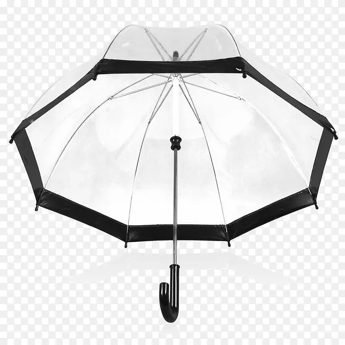 黑边白伞