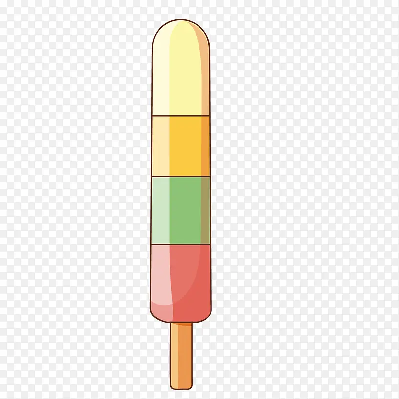 彩色的雪糕冰棒设计