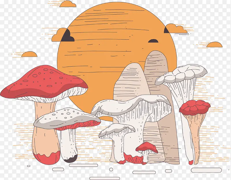 彩绘蘑菇