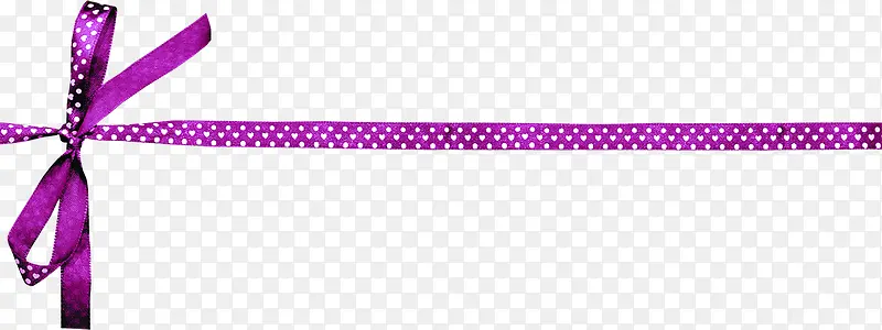 紫色卡通波点商场丝带