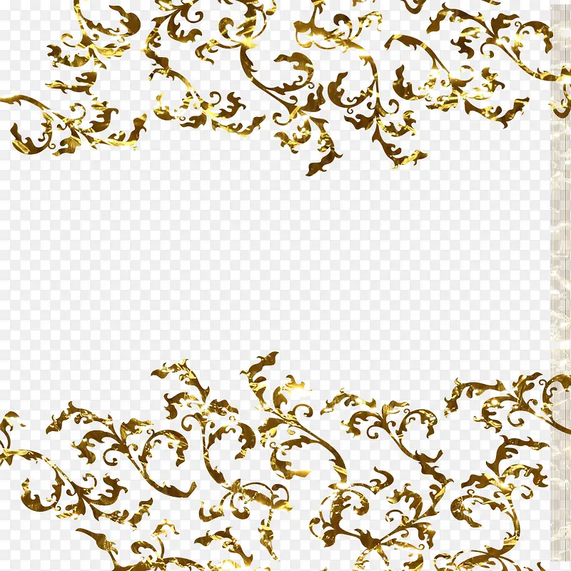 金色浮雕烫金纹理装饰
