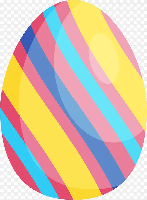 复活节美丽多彩彩蛋