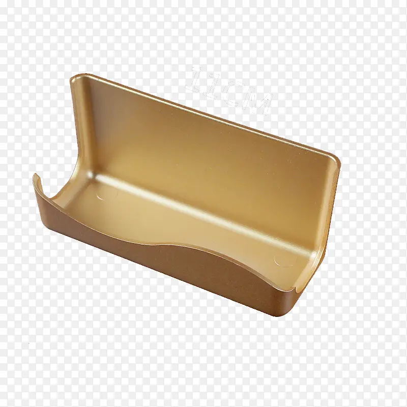金色金属材质名片盒名片座名片架