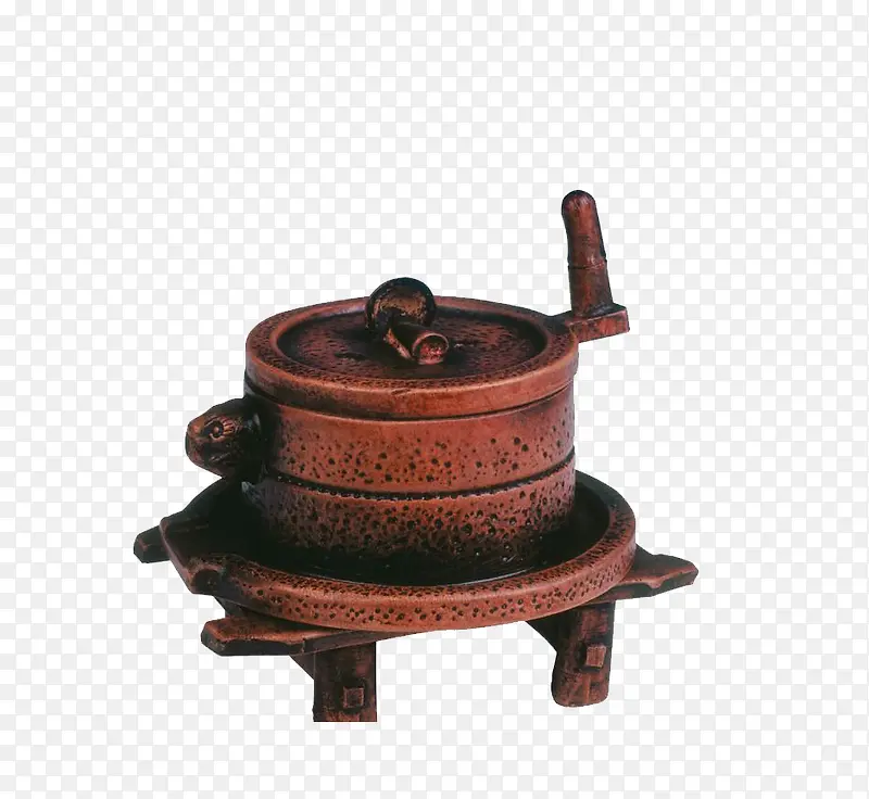 古代红铜磨盘实物图