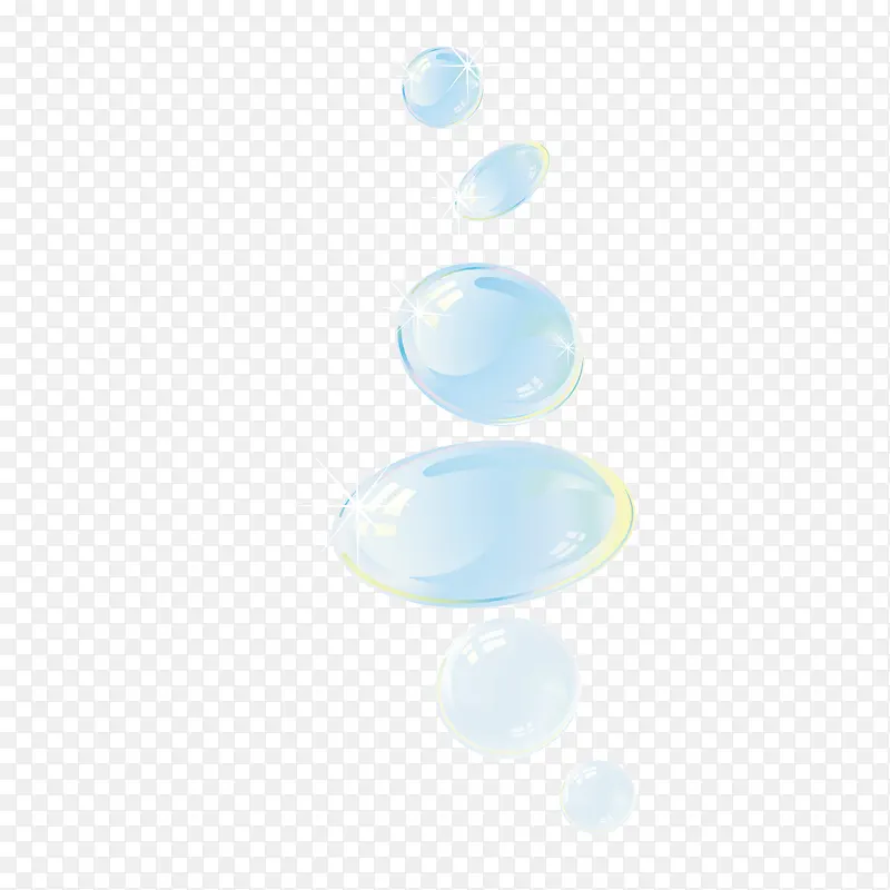 矢量动态透明水泡气泡