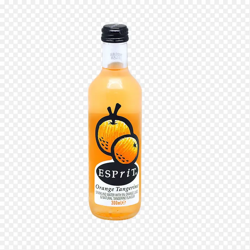 橙色饮料瓶